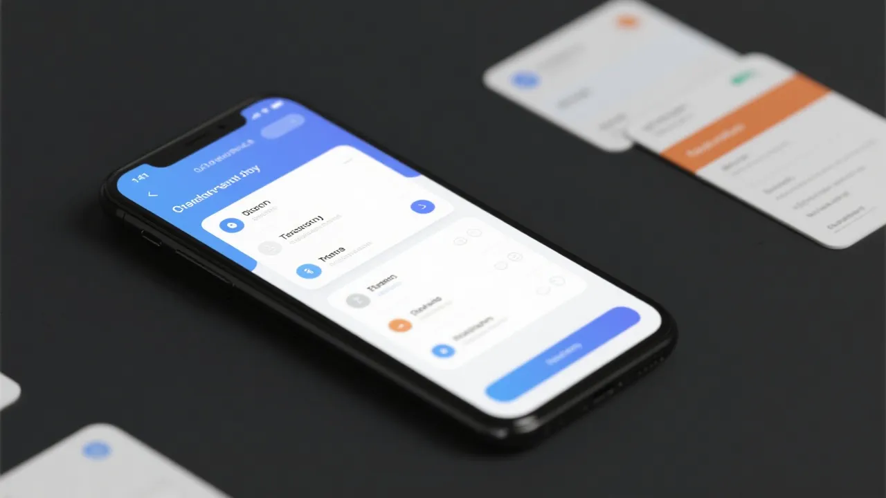 移动端与网页版体验示意图